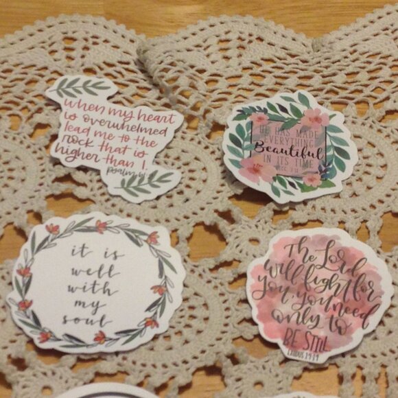 Bible Quotes and Christian Inspiration Stickers Bundle - Picture 5 of 6